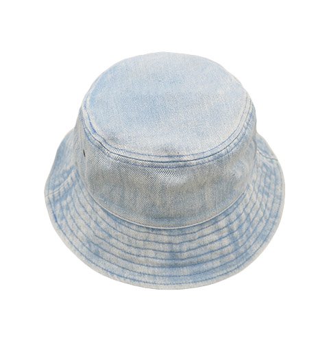 Blank Washed Denim Fabric Fashion Bucket Hat